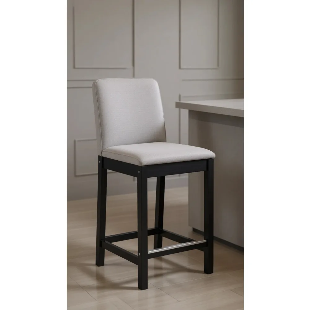 Wooden Counter Height Bar Stool with Backrest for Kitchen Island Home Bar 24 Inch Black
Wooden Counter Height Bar Stool with Backrest for Kitchen Island Home Bar 24 Inch Black
