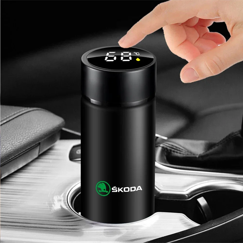 2026 Hot For Skoda Car Sticker Smart Touch Screen Stainless LED Leak Proof Thermo Mug For Skoda Yeti S Octavia 2 3 A5 Fabia Kodi
2026 Hot For Skoda Car Sticker Smart Touch Screen Stainless LED Leak Proof Thermo Mug For Skoda Yeti S Octavia 2 3 A5 Fabia Kodi