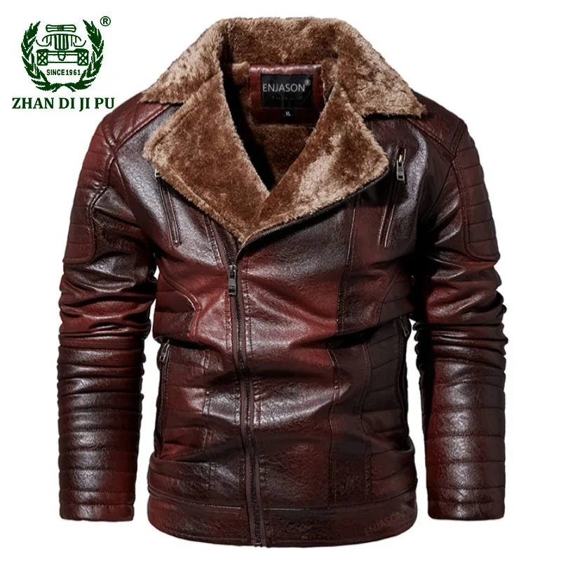 Winter Mens Thicken Leather Jacket Men Autumn Motorcycle Fleece Jacket Coat Men Outdoor Casual Motor Biker PU Leather Jacket
Winter Mens Thicken Leather Jacket Men Autumn Motorcycle Fleece Jacket Coat Men Outdoor Casual Motor Biker PU Leather Jacket