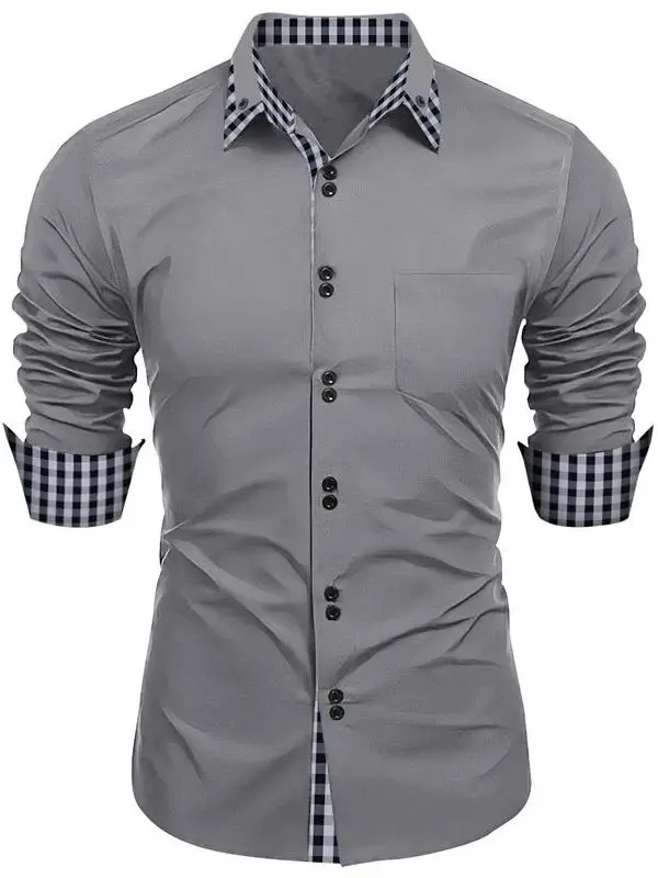 New Classic Men's Long Sleeve Shirt Double Color PU Leather Thickened Warm Inner Wear Collar Clean Fit Style for Middle-...
New Classic Men's Long Sleeve Shirt Double Color PU Leather Thickened Warm Inner Wear Collar Clean Fit Style for Middle-...