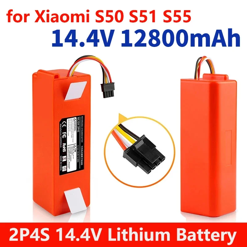 Original Replacement Battery BRR-2P4S-5200s for XIAOMI 1S 1ST Roborock SDJQR01RR Sweeping Mopping Robot Vacuum Cleaner 6500mAh
Original Replacement Battery BRR-2P4S-5200s for XIAOMI 1S 1ST Roborock SDJQR01RR Sweeping Mopping Robot Vacuum Cleaner 6500mAh