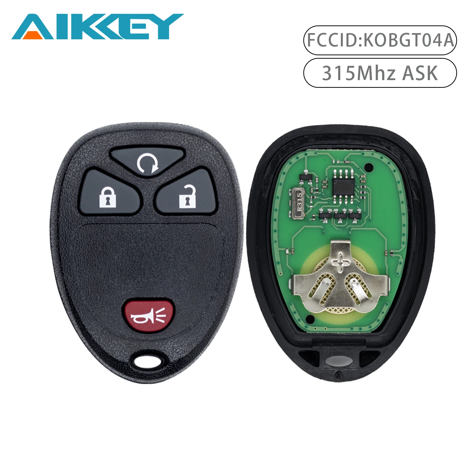 FCC KOBGT04A Remote Control Keyless Entry Fob 315Mhz for GM Buick Terraza Chevrolet HHR Uplander Pontiac Montana
FCC KOBGT04A Remote Control Keyless Entry Fob 315Mhz for GM Buick Terraza Chevrolet HHR Uplander Pontiac Montana