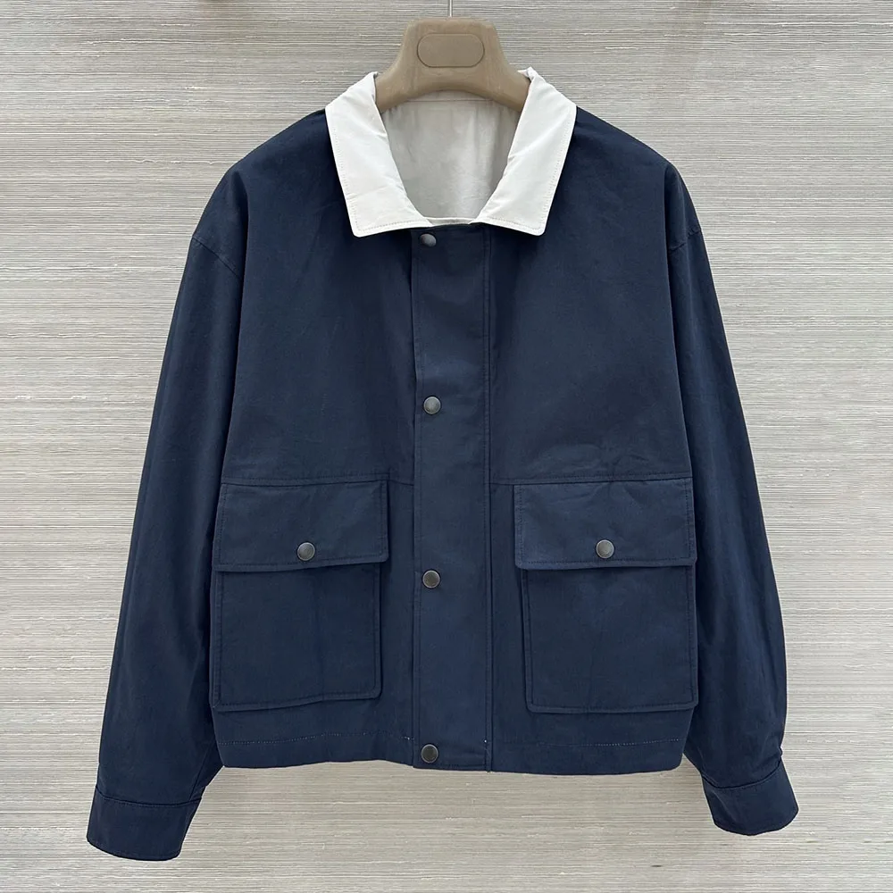 High-quality 2026 new women's casual loose jacket in fashionable streetwear style, with large pockets xy2660241
High-quality 2026 new women's casual loose jacket in fashionable streetwear style, with large pockets xy2660241
