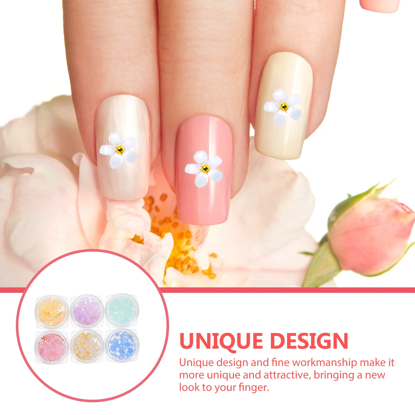 6 Boxes Iridescent Resin Flower Nail Charms DIY Manicure Accessory Long-Lasting Flower Nail Art Decor Unique 3D Fingernail 
6 Boxes Iridescent Resin Flower Nail Charms DIY Manicure Accessory Long-Lasting Flower Nail Art Decor Unique 3D Fingernail