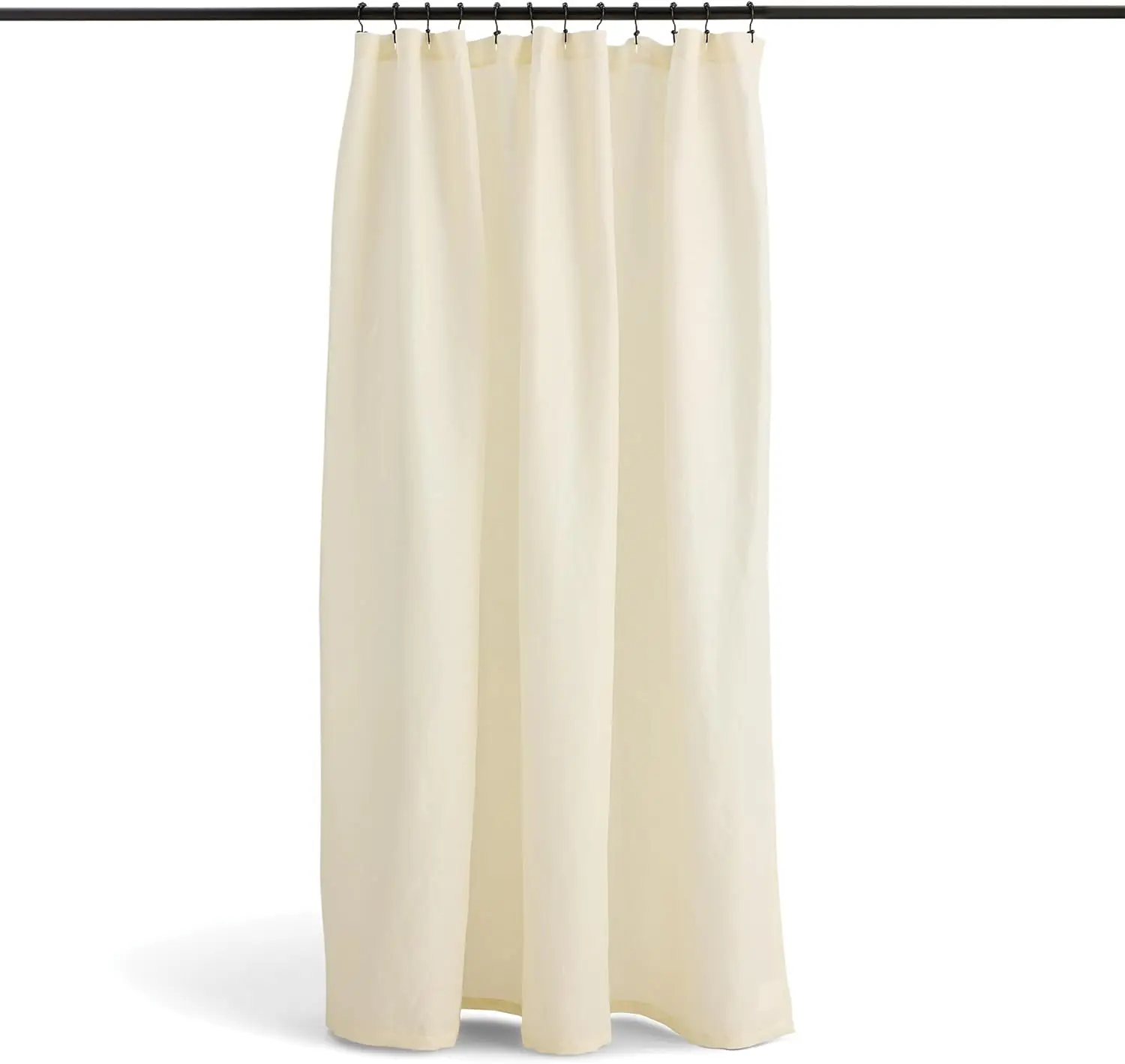 Linen Cotton Shower Curtain, 72" x 72" – 67% Linen 33% Cotton Blend, Fabric Bathroom Curtain with Reinf
Linen Cotton Shower Curtain, 72" x 72" – 67% Linen 33% Cotton Blend, Fabric Bathroom Curtain with Reinf