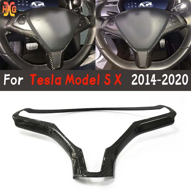 For Tesla Model S genuine dry carbon fiber interior modification, steering wheel interior refit 2014-2020
For Tesla Model S genuine dry carbon fiber interior modification, steering wheel interior refit 2014-2020