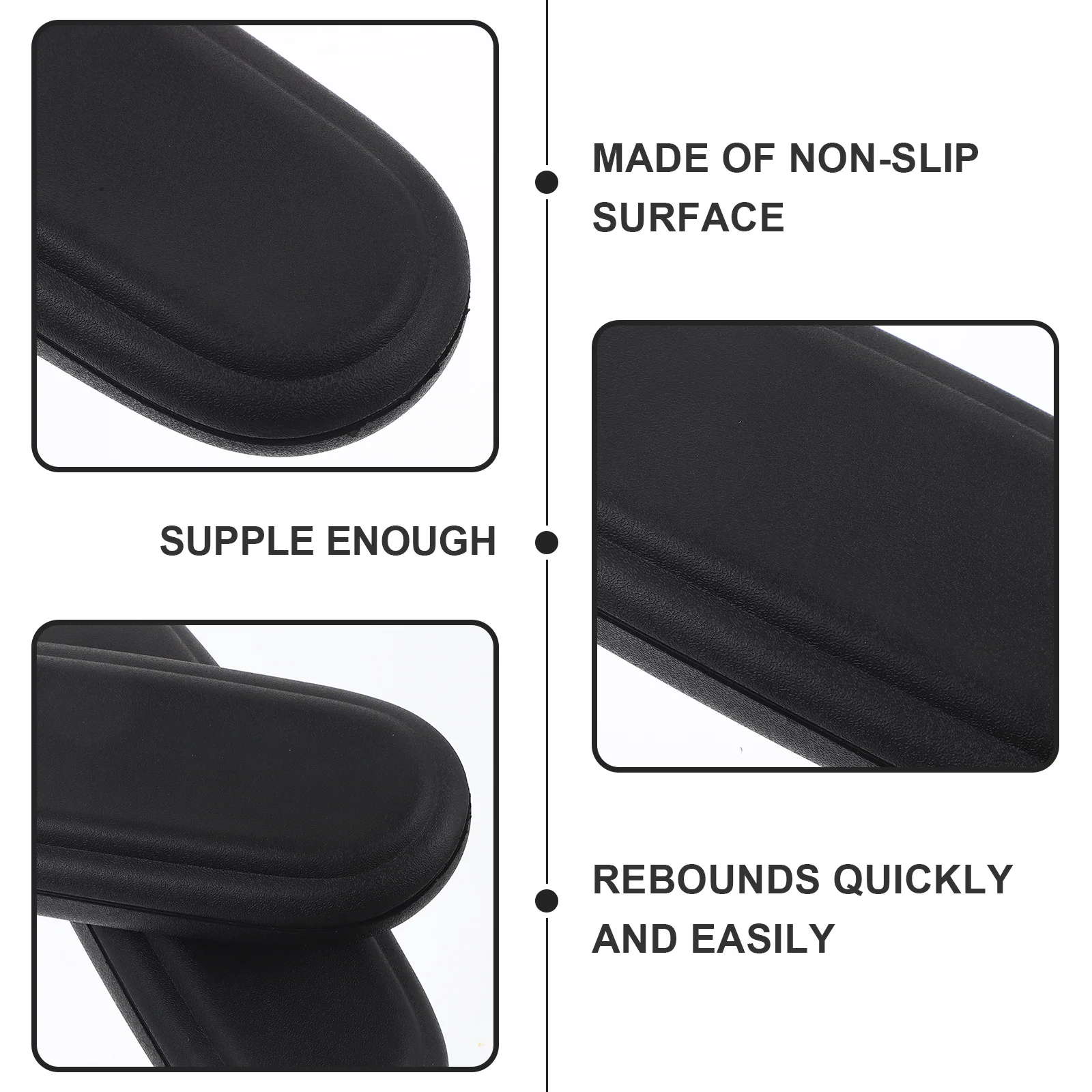 2Pcs Armrest Cushions Comfortable Chair Arm Pads Elbow Rest for Office Gaming Task Chairs Soft Breathable Non-Slip Arm Rest
2Pcs Armrest Cushions Comfortable Chair Arm Pads Elbow Rest for Office Gaming Task Chairs Soft Breathable Non-Slip Arm Rest