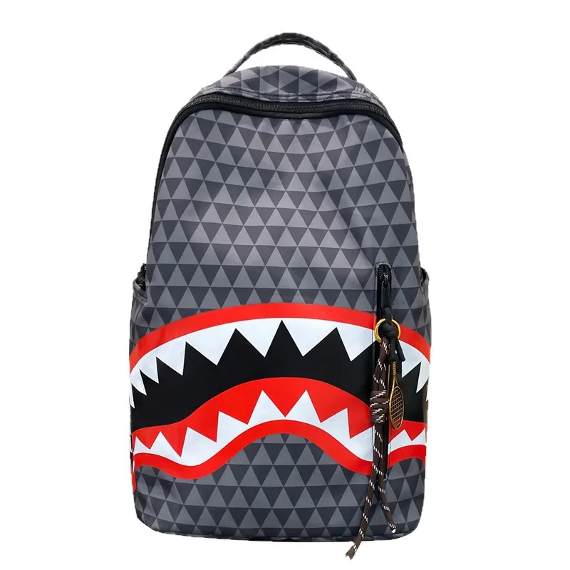 New Stylish Shark Graffiti Print Backpack for Teen Commutable Versatile Daily Fashion Campus Laptop Bag
New Stylish Shark Graffiti Print Backpack for Teen Commutable Versatile Daily Fashion Campus Laptop Bag