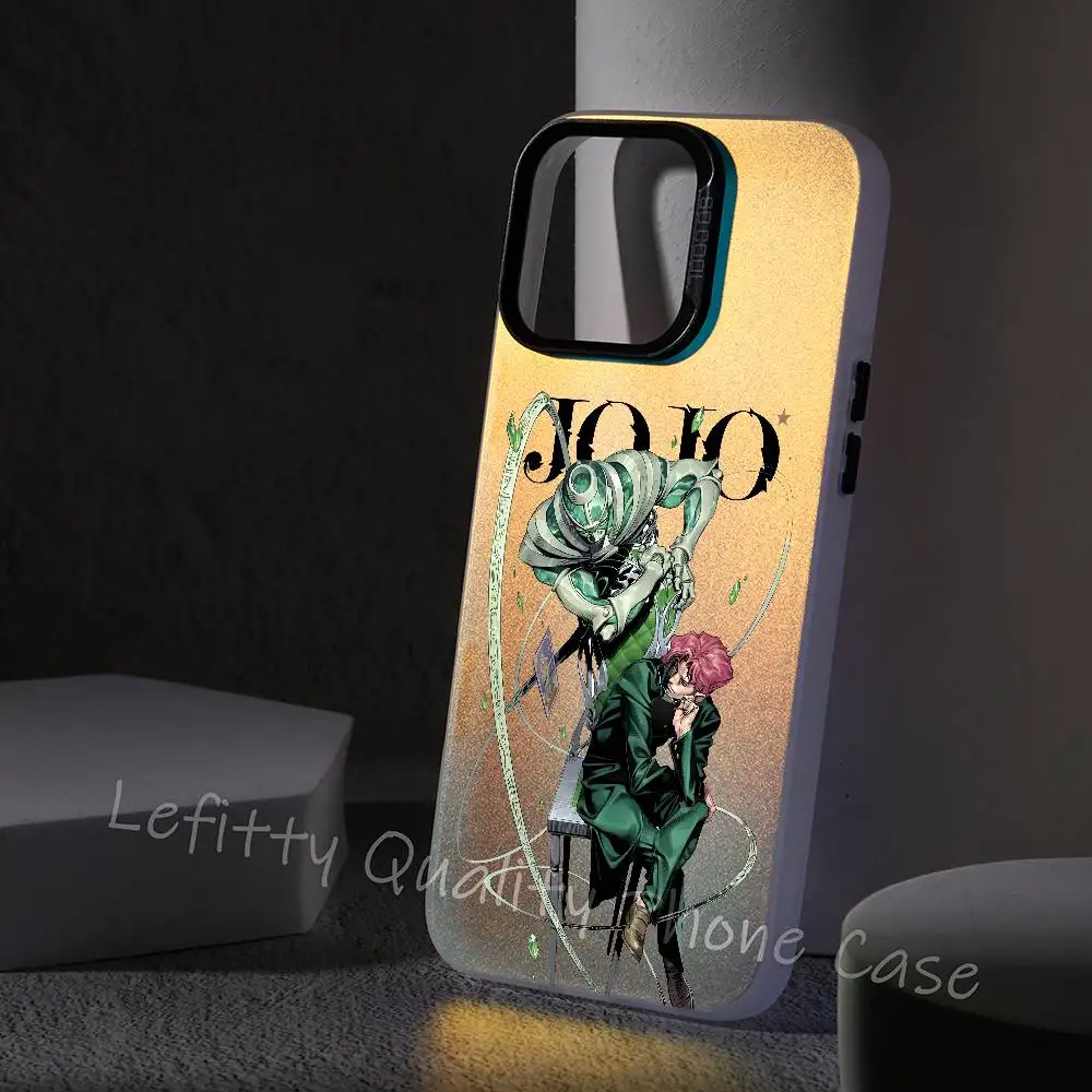 JoJo Bizarre Adventure Phone Case Laser Metallic For iPhone 16 15 14 13 12 11 Pro Max Matte Aurora Multicolor gradient Cover
JoJo Bizarre Adventure Phone Case Laser Metallic For iPhone 16 15 14 13 12 11 Pro Max Matte Aurora Multicolor gradient Cover