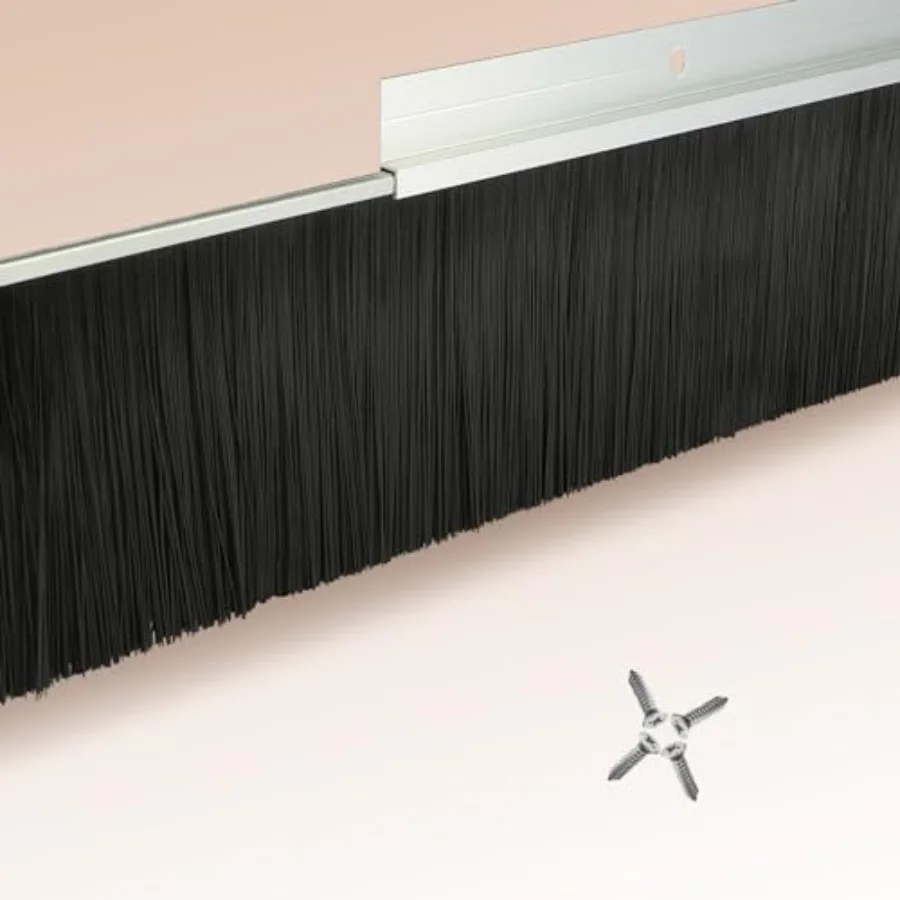 Sets +0.9 Inch Door Brush Sweep Seal Roll Up Door Seal Kit Garage Door Sweeps Suitable for Multiple Floors Easy Mounting Inch
Sets +0.9 Inch Door Brush Sweep Seal Roll Up Door Seal Kit Garage Door Sweeps Suitable for Multiple Floors Easy Mounting Inch