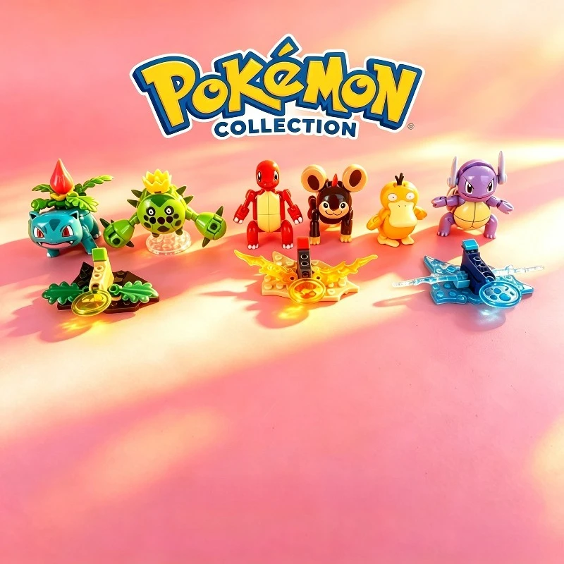 Pokemon Building Blocks Set 6 PCS Movable Figures ABS Model Kit Educational Toys for Kids Boys Girls Birthday Gift
Pokemon Building Blocks Set 6 PCS Movable Figures ABS Model Kit Educational Toys for Kids Boys Girls Birthday Gift