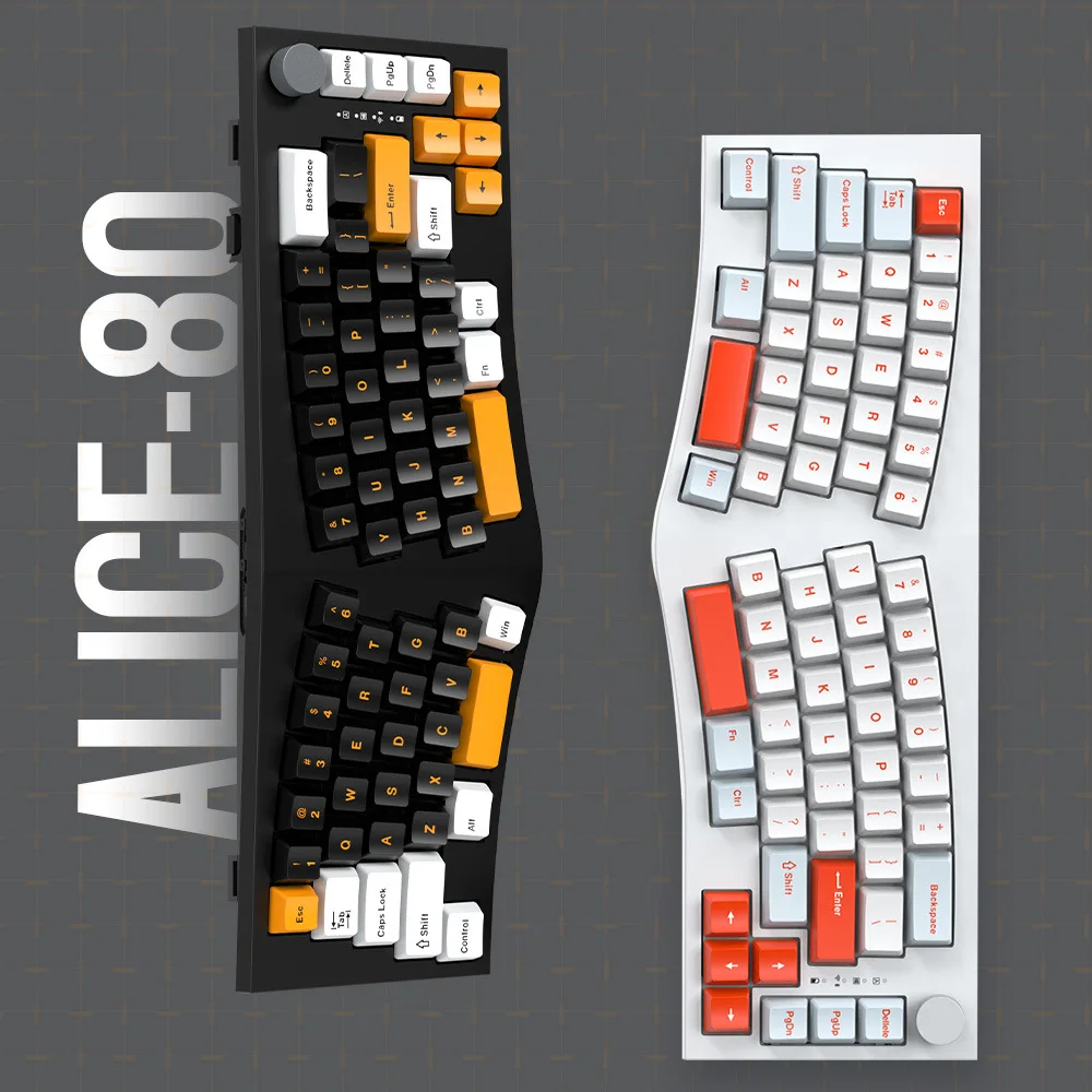 3 Mode Wireless 80% Mechanical Keyboard Alice80 Hot Swap Hotswap NKRO RGB 8000mAh Battery 68 Keyboard South Lighting ABS Keycap
3 Mode Wireless 80% Mechanical Keyboard Alice80 Hot Swap Hotswap NKRO RGB 8000mAh Battery 68 Keyboard South Lighting ABS Keycap