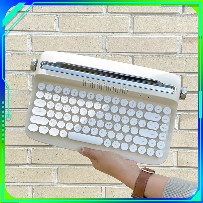 84 Key Actto Bluetooth Wireless Keyboard Retro Office Circular Key Stand Slot Keyboard For Man Working Desktop Table Computer
84 Key Actto Bluetooth Wireless Keyboard Retro Office Circular Key Stand Slot Keyboard For Man Working Desktop Table Computer