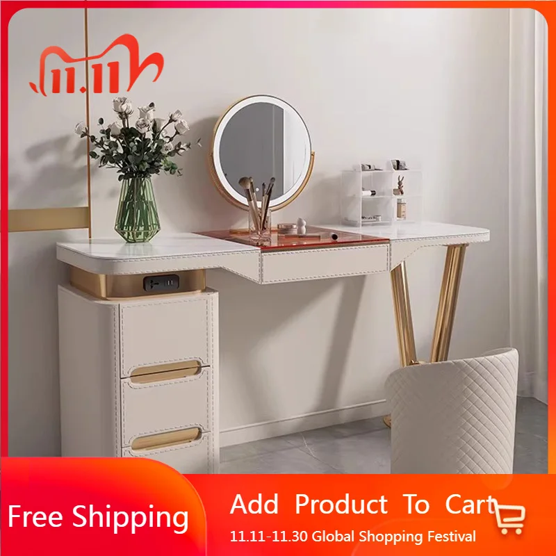 Nail Accessories Vanity Table White Makeup Mirror Desk Chair Dressing Table Modern Jewelry Cheap Penteadeira Home Furniture
Nail Accessories Vanity Table White Makeup Mirror Desk Chair Dressing Table Modern Jewelry Cheap Penteadeira Home Furniture