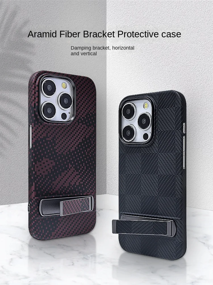 Для Apple Iphone15Promax кевларовый чехол-подставка для телефона 14Pro ультратонкий деловой чехол из углеродного волокна 
Для Apple Iphone15Promax кевларовый чехол-подставка для телефона 14Pro ультратонкий деловой чехол из углеродного волокна
