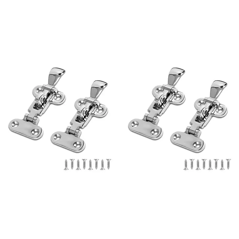 Marine Grade Boat Door Hatch Anti-Rattle Latches, Hold Down Clamp Latches, Solid Construction, Lockable,(4 PCS)
Marine Grade Boat Door Hatch Anti-Rattle Latches, Hold Down Clamp Latches, Solid Construction, Lockable,(4 PCS)