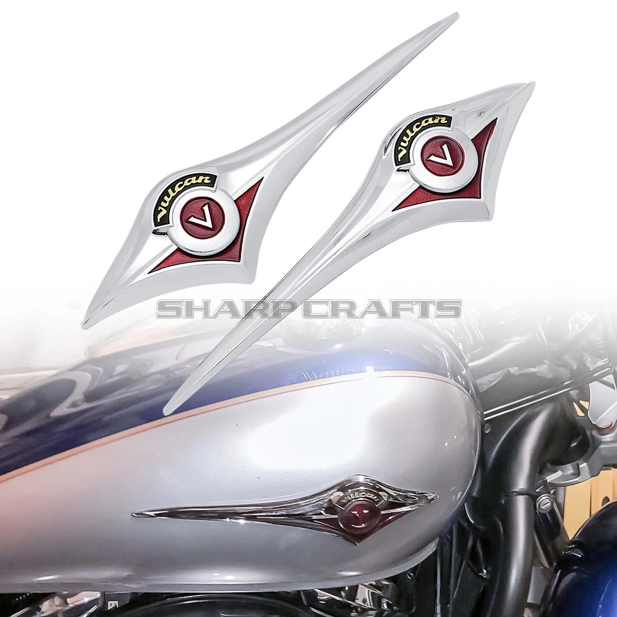 Motorcycle 3D Gas Fuel Tank Badge Emblem Decals Stickers For Kawasaki Vulcan VN 800 900 400 500 1500 1600 1700 2000 Chrome
Motorcycle 3D Gas Fuel Tank Badge Emblem Decals Stickers For Kawasaki Vulcan VN 800 900 400 500 1500 1600 1700 2000 Chrome