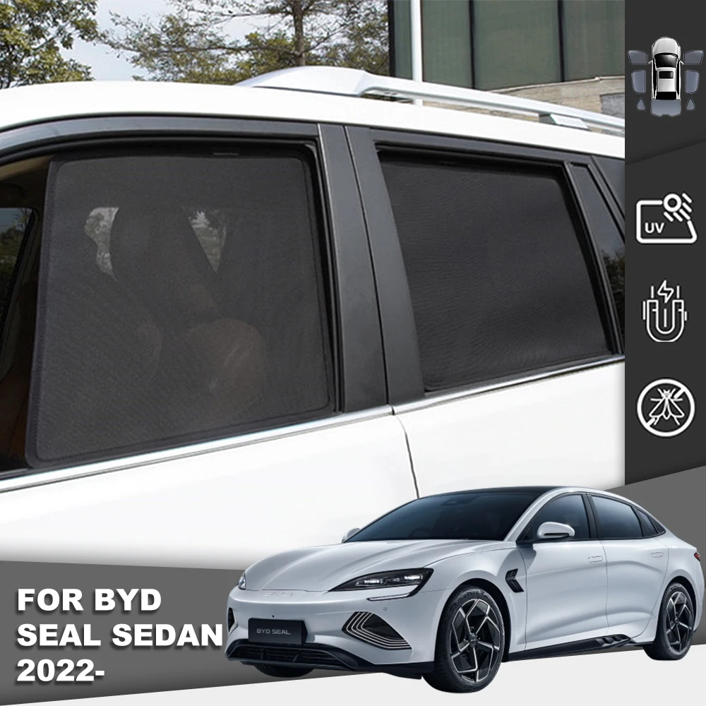 Для BYD Seal Sedan 2022 2023 2024 Магнитный автомобильный солнцезащитный козырек, занавеска на переднее лобовое стекло, задняя сторона, детское окно, солнцезащитный козырек
Для BYD Seal Sedan 2022 2023 2024 Магнитный автомобильный солнцезащитный козырек, занавеска на переднее лобовое стекло, задняя сторона, детское окно, солнцезащитный козырек