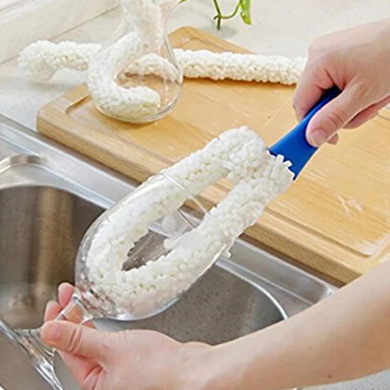 Bottle Cleaning Brush Cup Brush Flexible Kitchen Cleaning Tool Sponge Brush For Wine Glass Bottle Coffee Tea Glass Cup Cepillo
Bottle Cleaning Brush Cup Brush Flexible Kitchen Cleaning Tool Sponge Brush For Wine Glass Bottle Coffee Tea Glass Cup Cepillo
