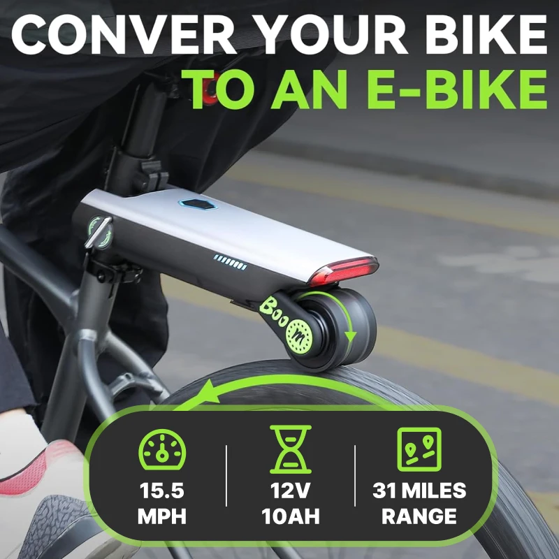 P.Wheel Power Assist E-Bike Conversion Kit | Electric Throttle for Bicycle, App Control, 4 Modes Electric Assistance
P.Wheel Power Assist E-Bike Conversion Kit | Electric Throttle for Bicycle, App Control, 4 Modes Electric Assistance