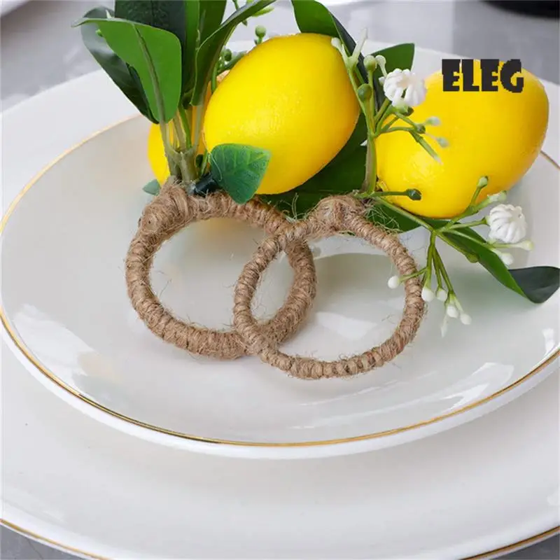 ELEG-Lemon Napkin Rings Set Of 6 Lemon Vine Leaf Napkin Holders For Dining Table Decor Banquet Wedding Birthday Christmas
ELEG-Lemon Napkin Rings Set Of 6 Lemon Vine Leaf Napkin Holders For Dining Table Decor Banquet Wedding Birthday Christmas
