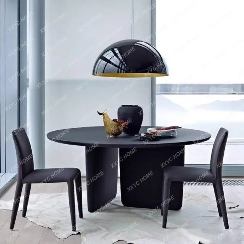 solid wood minimalist round table for home use, living room, paint reception, design, workbench
solid wood minimalist round table for home use, living room, paint reception, design, workbench
