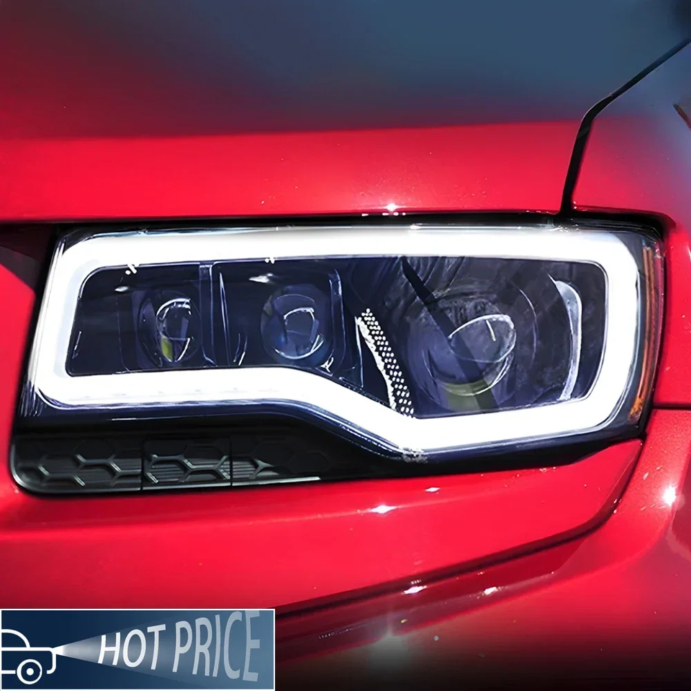 Автомобильные передние фонари для Jeep Grand Cherokee 2014-2021, автоматические светодиодные фары в сборе, обновление 3, линзы проектора, стиль, аксессуары для инструментов
Автомобильные передние фонари для Jeep Grand Cherokee 2014-2021, автоматические светодиодные фары в сборе, обновление 3, линзы проектора, стиль, аксессуары для инструментов