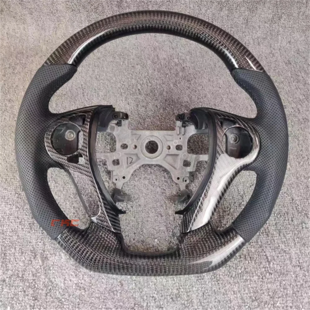 Customized black Carbon Fiber Perforated Leather steering wheel For HONDA ACCORD 9th 2013 2014 2015 2016 2017
Customized black Carbon Fiber Perforated Leather steering wheel For HONDA ACCORD 9th 2013 2014 2015 2016 2017
