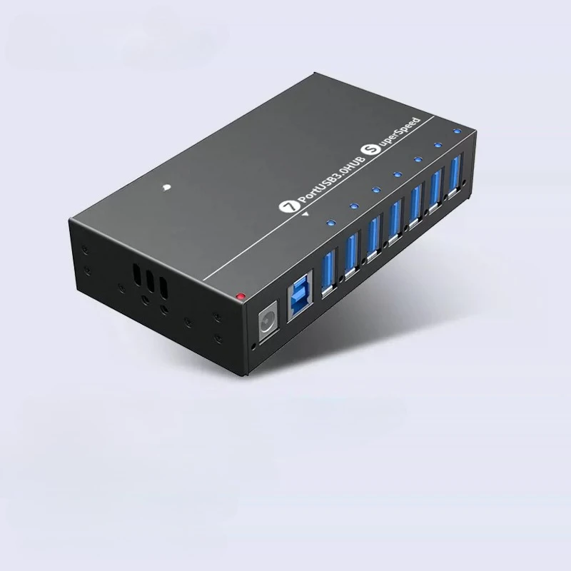 A-173 Industrial grade 7-port usb3.0 splitter, computer multi-interface high-speed expansion HUB hub
A-173 Industrial grade 7-port usb3.0 splitter, computer multi-interface high-speed expansion HUB hub