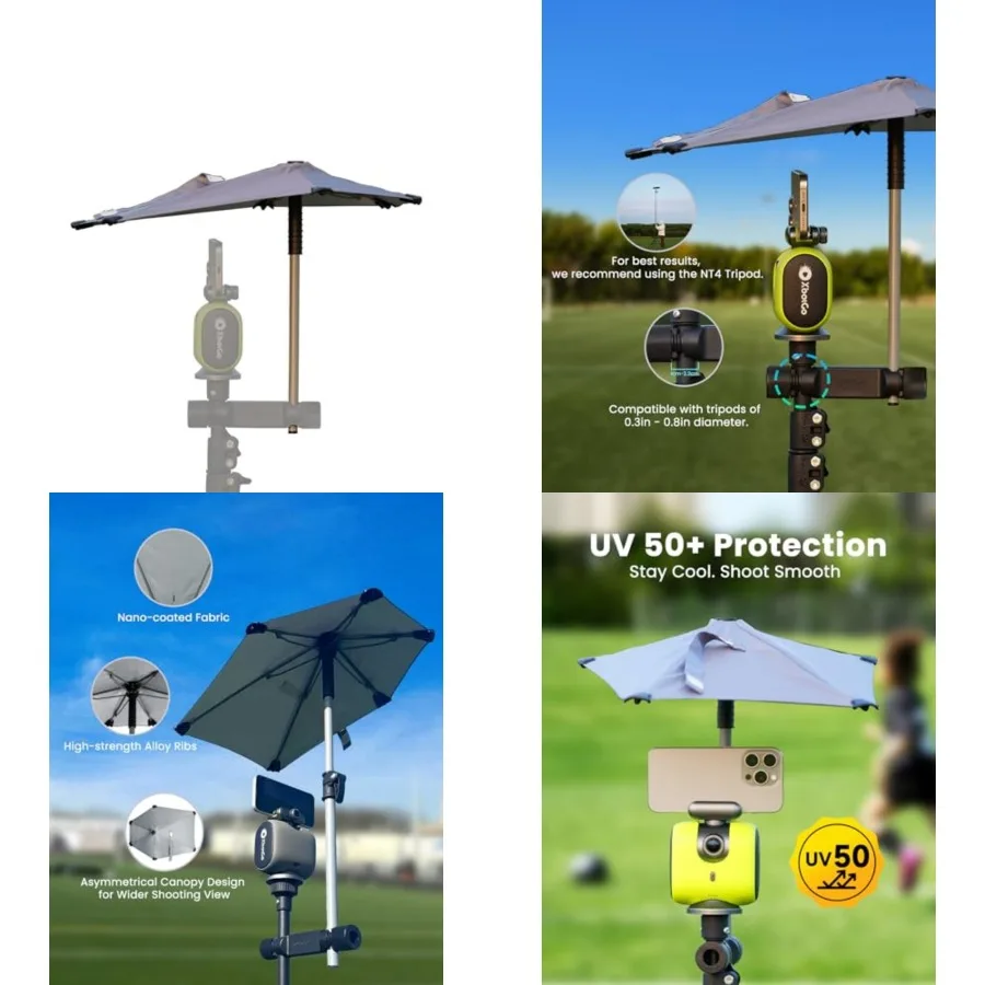 XbotGo Weather Guard Umbrella Durable, Lightweight Protection for Outdoor Sports, Safeguards Gimbal/Chameleon from Rain, Wind,
XbotGo Weather Guard Umbrella Durable, Lightweight Protection for Outdoor Sports, Safeguards Gimbal/Chameleon from Rain, Wind,
