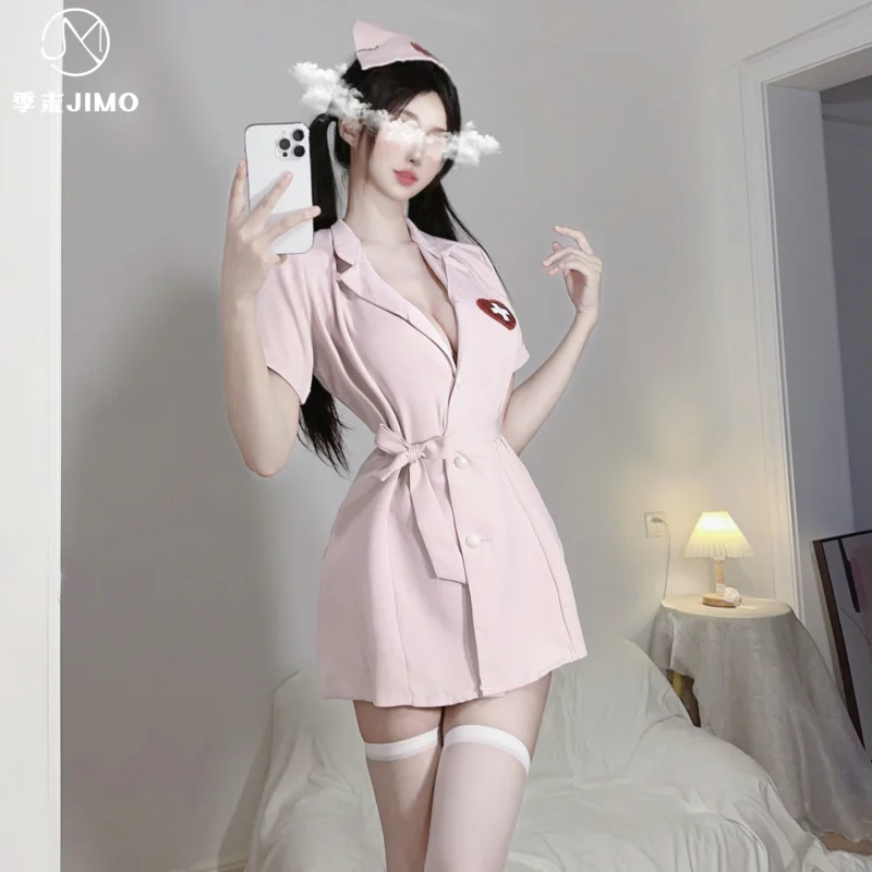 Women's Nurse Style Uniform Set, Costume Clothing for Role Play
Women's Nurse Style Uniform Set, Costume Clothing for Role Play