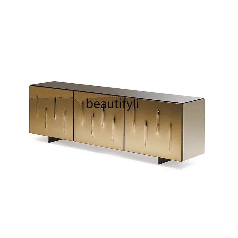 S Italian light luxury locker creative mirror porch cabinet premium sense champagne gold
S Italian light luxury locker creative mirror porch cabinet premium sense champagne gold