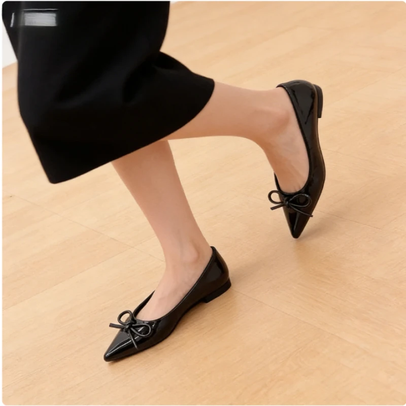 Женские туфли-слипоны 2026 с увеличением роста – туфли-балетки с острым носком, бантом и низким вырезом, модные и удобные повседневные туфли
Женские туфли-слипоны 2026 с увеличением роста – туфли-балетки с острым носком, бантом и низким вырезом, модные и удобные повседневные туфли