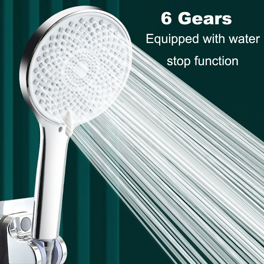 Водосберегающий распылитель для ванной комнаты, насадка для душа, ручная регулируемая насадка для душа, 6 режимов, насадка для душа для спа, аксессуары для ванной комнаты
Водосберегающий распылитель для ванной комнаты, насадка для душа, ручная регулируемая насадка для душа, 6 режимов, насадка для душа для спа, аксессуары для ванной комнаты