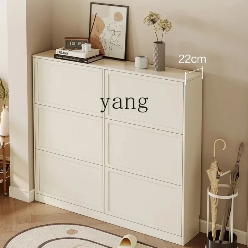 LH household cream wind door ultra-thin shoe cabinet storage tipping bucket entrance locker
LH household cream wind door ultra-thin shoe cabinet storage tipping bucket entrance locker