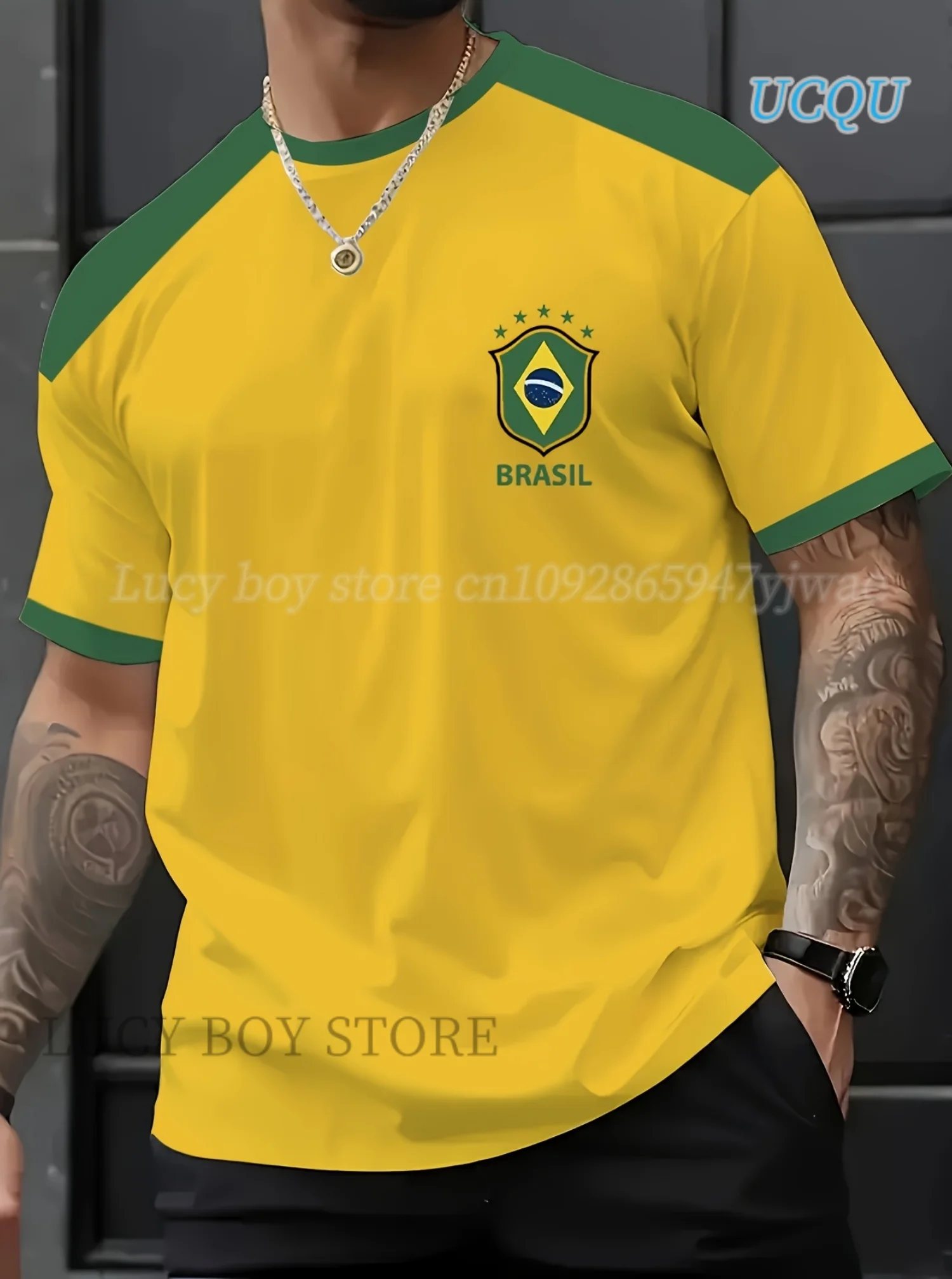 Men BARSIL NO.7 Print Short Sleeve T Shirt Man O-Neck Sportwear jerseys Racing Football Tee Vintage Casual Tops Men Clothes
Men BARSIL NO.7 Print Short Sleeve T Shirt Man O-Neck Sportwear jerseys Racing Football Tee Vintage Casual Tops Men Clothes