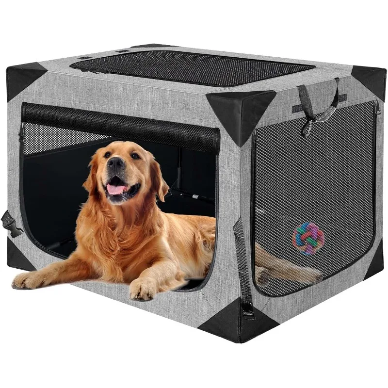 Dog Crate 30x21x21 Inch for Large or Medium Dogs, Portable and Foldable Design Perfect for Travel or Home Use, Dog Kennel
Dog Crate 30x21x21 Inch for Large or Medium Dogs, Portable and Foldable Design Perfect for Travel or Home Use, Dog Kennel