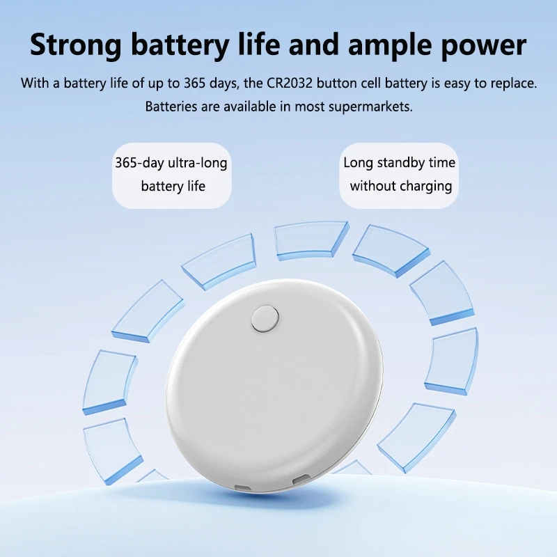 Mini gps Dual System Tracker For Apple Find My/Android Google Find Hub App Item Finder bag/Key Locator Smart Bluetooth Tracker
