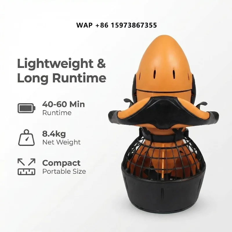 Best Summer Gift 500W Electric Sea Scooter 9km/h Underwater Propeller Adult Diving Booster Snorkeling Equipment 24V 6AH
Best Summer Gift 500W Electric Sea Scooter 9km/h Underwater Propeller Adult Diving Booster Snorkeling Equipment 24V 6AH