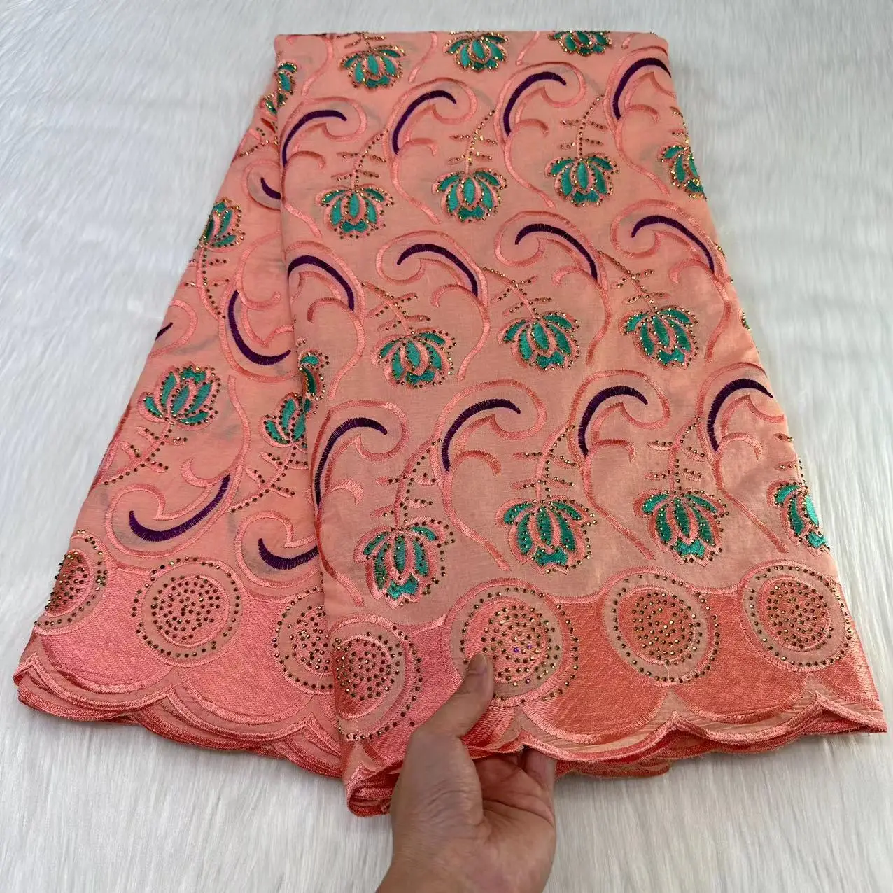 African Cotton Lace Fabric Swiss Voile Lace In Switzerland Embroidery Nigerian Stones Dry Lace Fabrics For Wedding Dress Sewing
African Cotton Lace Fabric Swiss Voile Lace In Switzerland Embroidery Nigerian Stones Dry Lace Fabrics For Wedding Dress Sewing