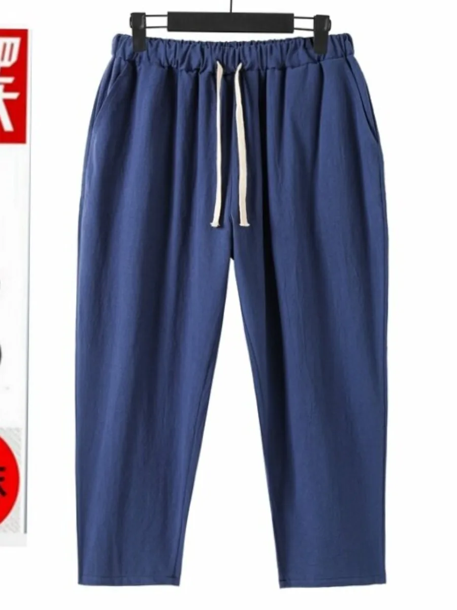 plus Size Cotton Linen Men's Pants Spring Summer Large Size Sweat Absorbent Breathable Nine Points Lantern Pants Casual Wear
plus Size Cotton Linen Men's Pants Spring Summer Large Size Sweat Absorbent Breathable Nine Points Lantern Pants Casual Wear