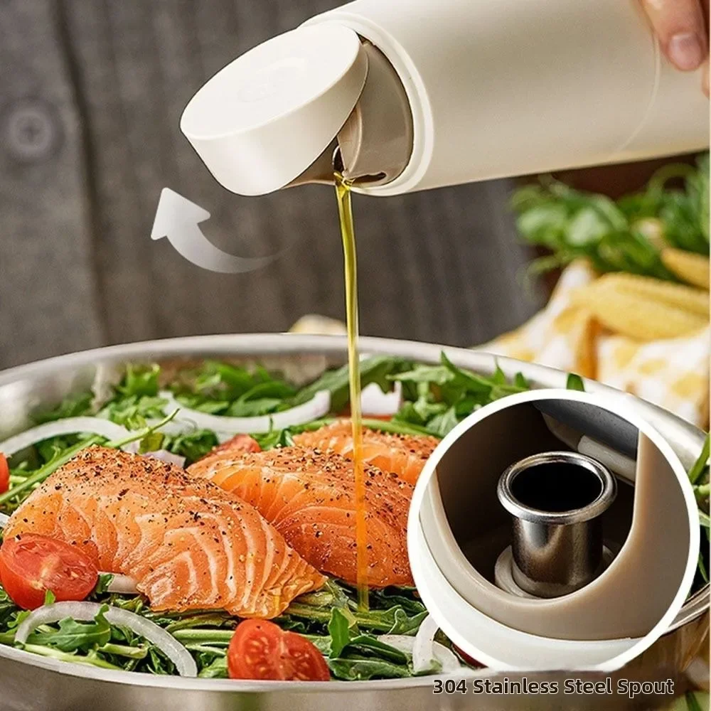 470ML Glass Oil Dispenser Light Proof Glass Visible Window Auto-Seal Oil Bottle Automatic Open Close Leak-Proof
470ML Glass Oil Dispenser Light Proof Glass Visible Window Auto-Seal Oil Bottle Automatic Open Close Leak-Proof