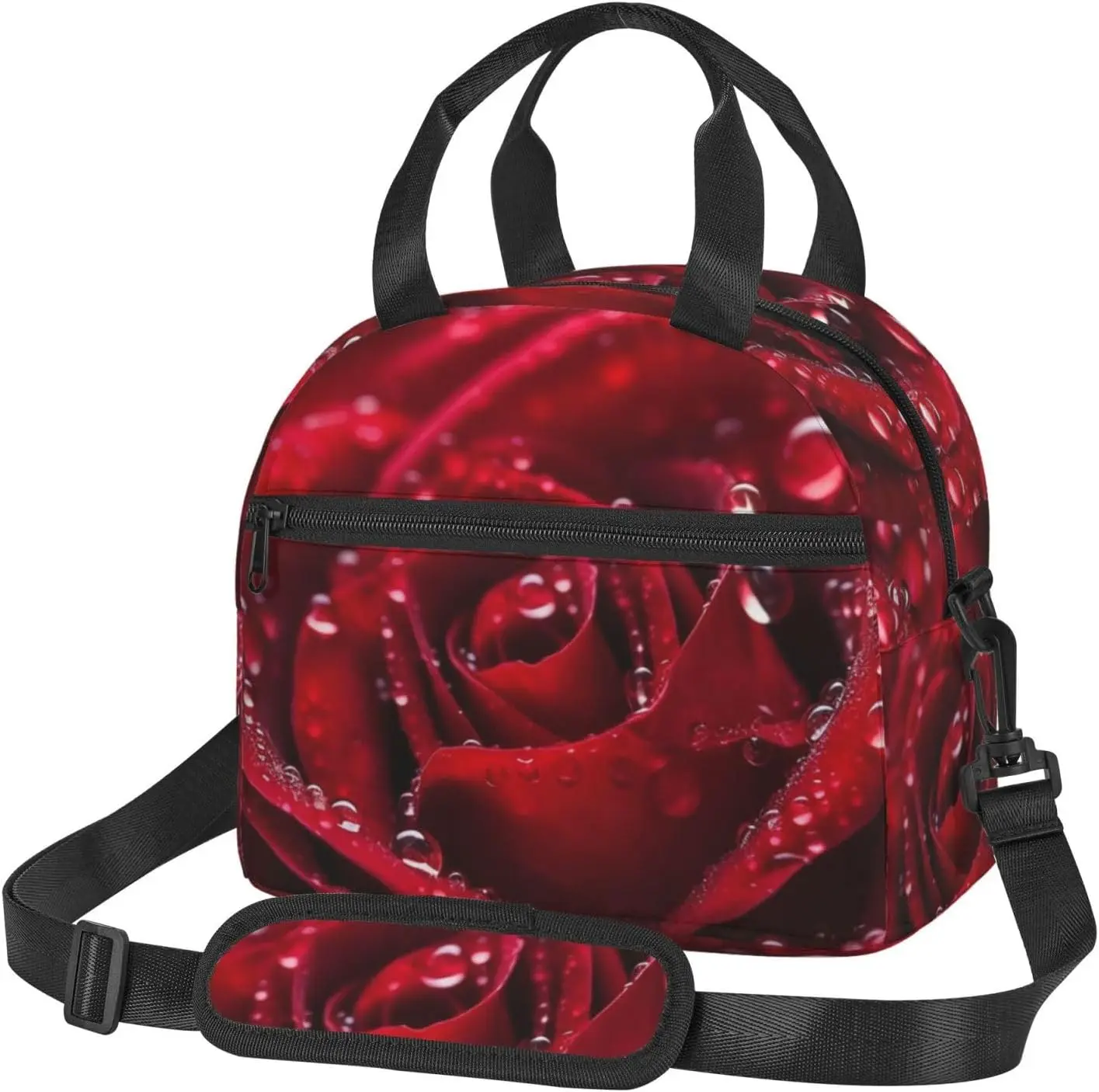 Red Rose Print Lunch Box For Women Men Reusable Insulated Cooler Portable Lunch Tote Bag Large Capacity Lunch Container
Red Rose Print Lunch Box For Women Men Reusable Insulated Cooler Portable Lunch Tote Bag Large Capacity Lunch Container