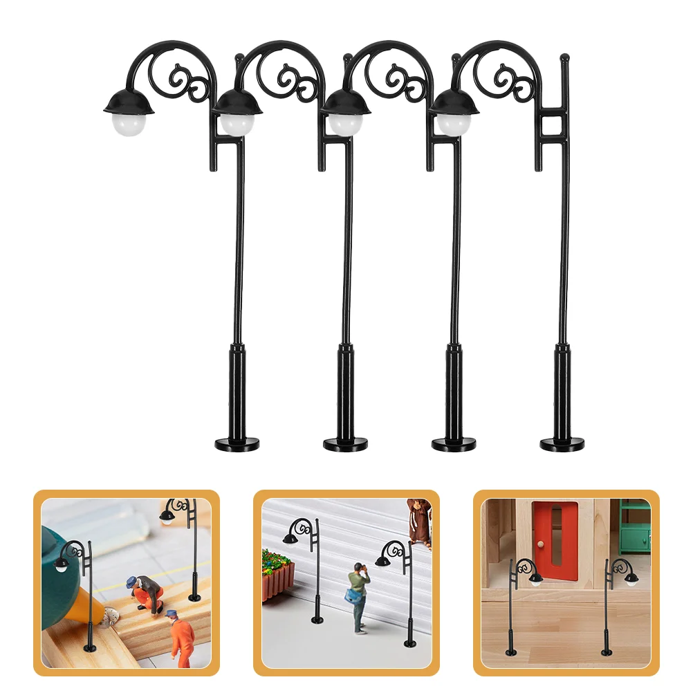 4 Pcs Floor Lamp Mini Street Light Miniature Simulation Model Small Decor Micro Landscape
4 Pcs Floor Lamp Mini Street Light Miniature Simulation Model Small Decor Micro Landscape
