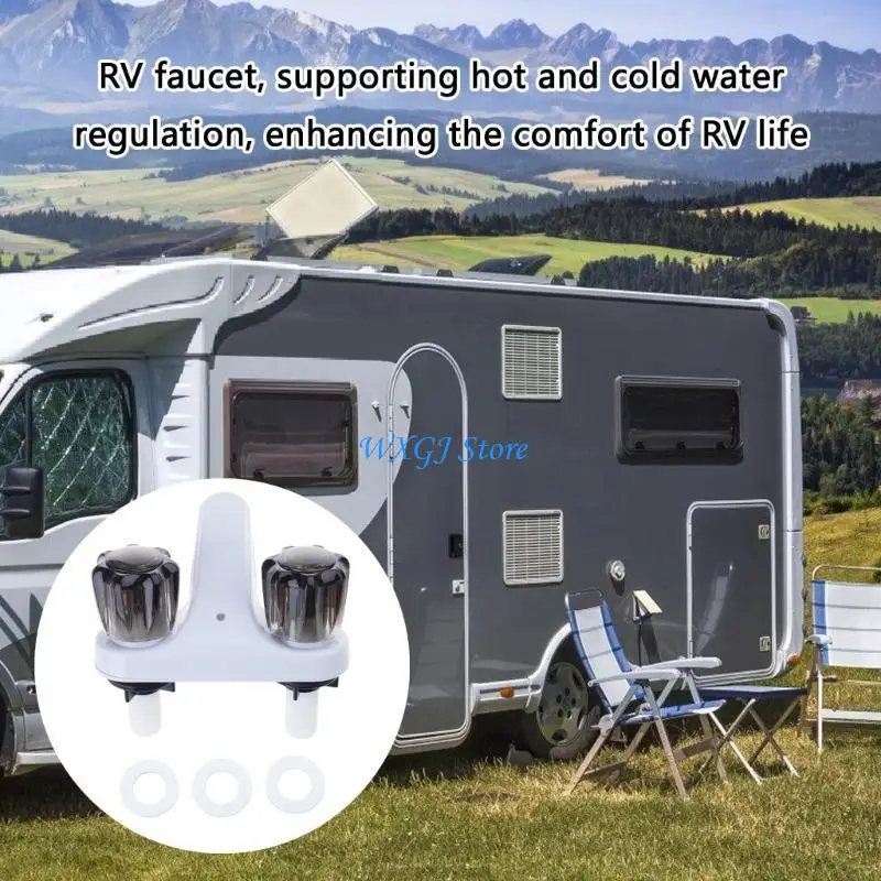 37JE RVs Shower Faucet Valves Diverter Easy Installation with Double Knobs for Campers Travel Trailer Motorhome Shower Part
37JE RVs Shower Faucet Valves Diverter Easy Installation with Double Knobs for Campers Travel Trailer Motorhome Shower Part