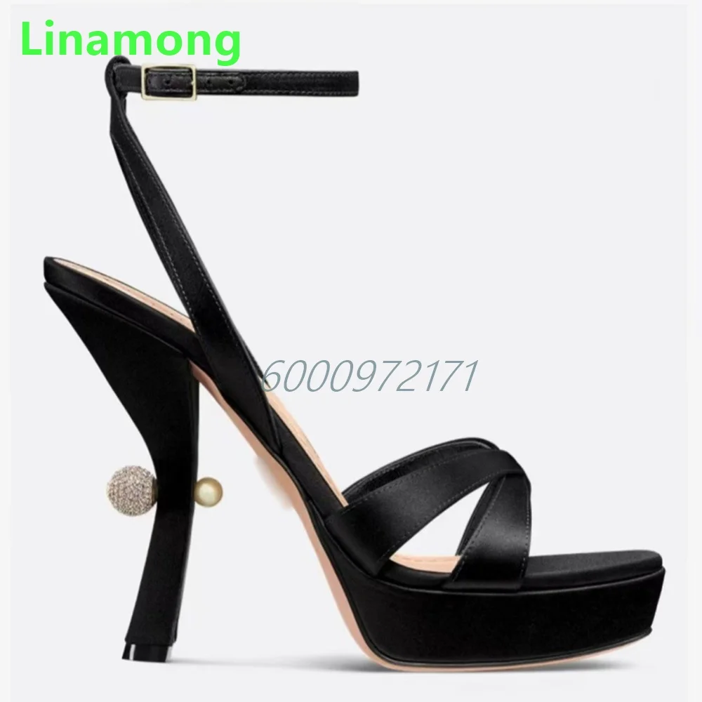Black Platform Thin High Heel Sandals For Female Women 2025 Round Toe Slingback Ankle Buckle Strap Elegant Fashion Elegant Shoes
Black Platform Thin High Heel Sandals For Female Women 2025 Round Toe Slingback Ankle Buckle Strap Elegant Fashion Elegant Shoes