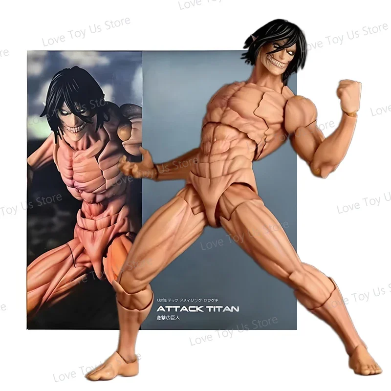 Attack on Titan Eren Jaeger Action Figure Revoltech Amazing Yamaguchi Eren Yeager Model Toys Figures Movable PVC Collection Doll
Attack on Titan Eren Jaeger Action Figure Revoltech Amazing Yamaguchi Eren Yeager Model Toys Figures Movable PVC Collection Doll