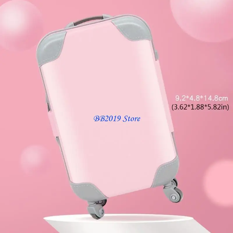 Q0KB Simulation Doll Travel Suitcase with Adjustable Handle Perfect Size for Children Roleplay Game and Toy Storage Luggage
Q0KB Simulation Doll Travel Suitcase with Adjustable Handle Perfect Size for Children Roleplay Game and Toy Storage Luggage