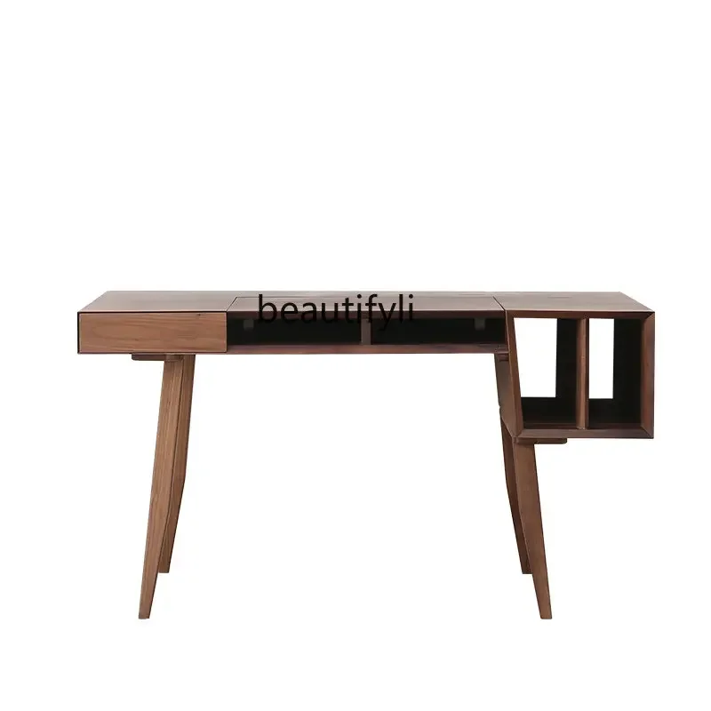 R11 North America Black Walnut Wooden Desk Solid Wood Nordic Computer Study Table Home Desk Study
R11 North America Black Walnut Wooden Desk Solid Wood Nordic Computer Study Table Home Desk Study