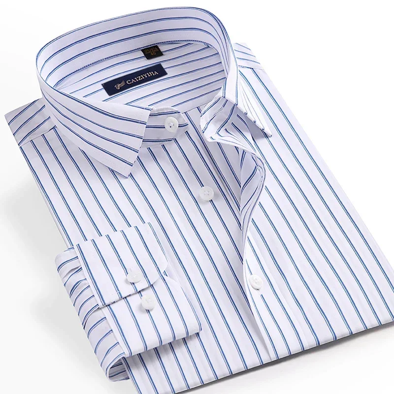 Luxury Cotton Men's Stroped Dress Shirt Long Sleeve DP Non Iron Male Business Formal Wash and Wear Button Up Casual Shirts
Luxury Cotton Men's Stroped Dress Shirt Long Sleeve DP Non Iron Male Business Formal Wash and Wear Button Up Casual Shirts
